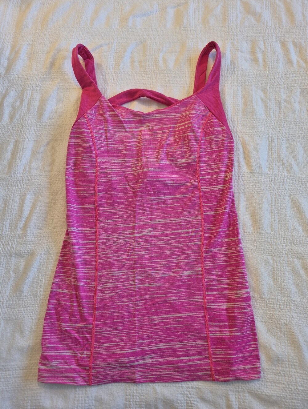 Made Sexy by Victoria's Secret women's XS pink & white tank top GUC